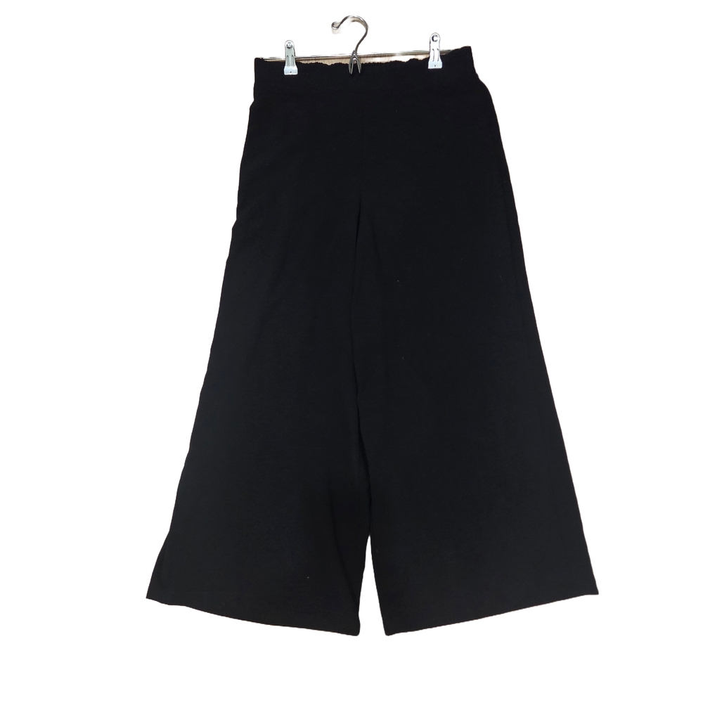 Adrianna Papell Black Wide-Leg Pants